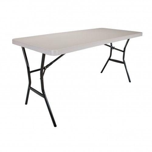 Table pliante rectangulaire 152cm / 6 personnes - Table pliante - Table  pliante polyéthylène